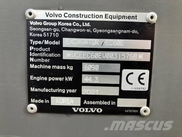 Volvo EC 60 E Crawler excavators