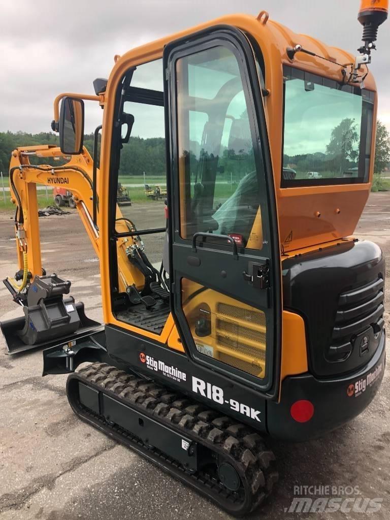 Hyundai R18 - 9AK Mini excavators < 7t