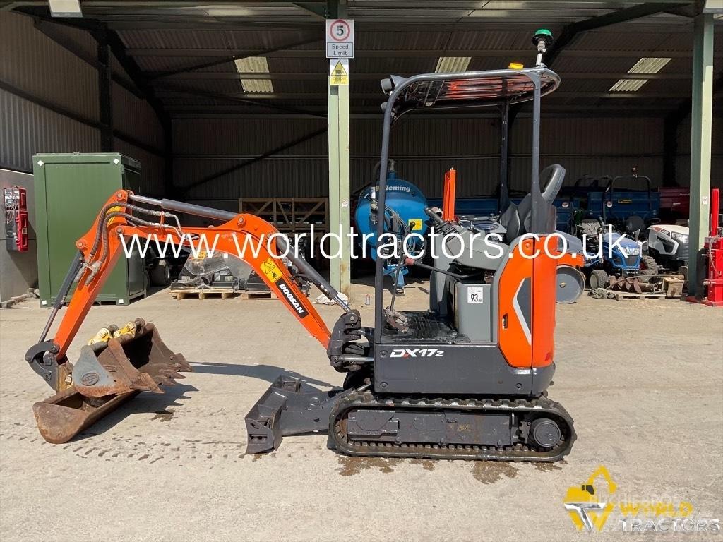 Doosan DX 17 Mini excavators < 7t