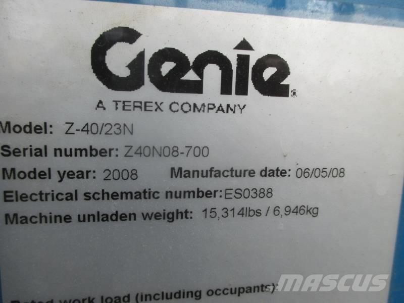 Genie Z 40/23 N Articulated boom lifts