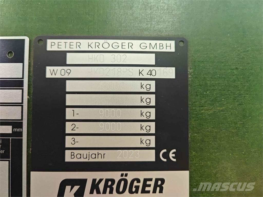 Kröger HKD 302 Tipper trailers