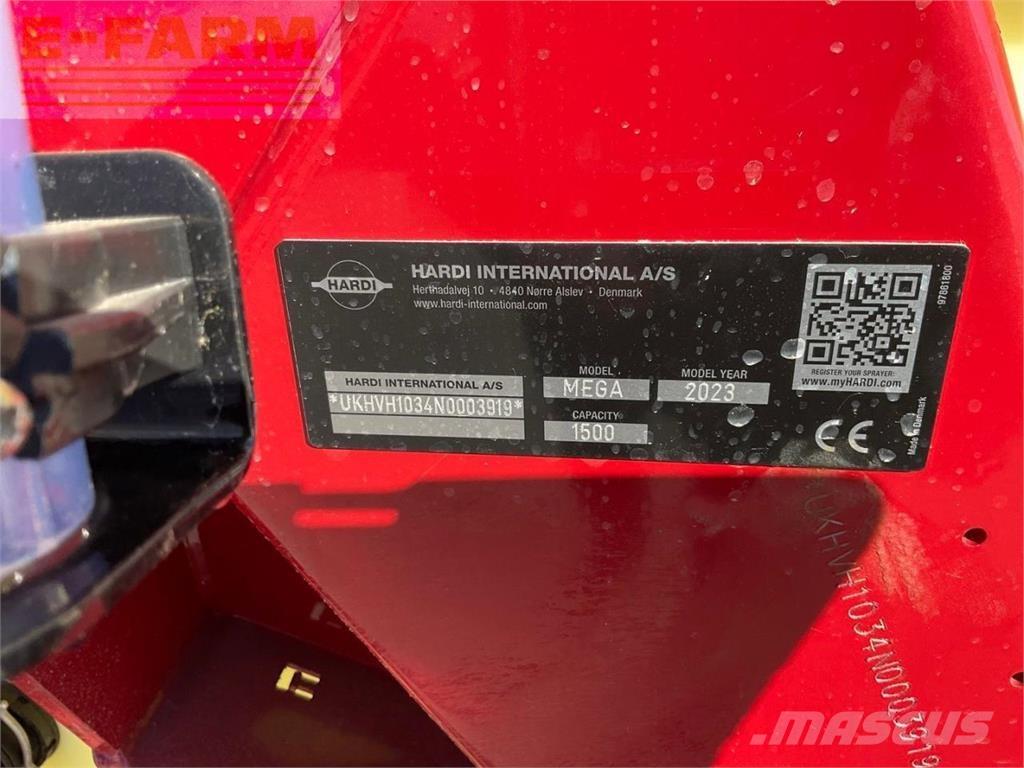 Hardi Mega 1500 Trailed sprayers