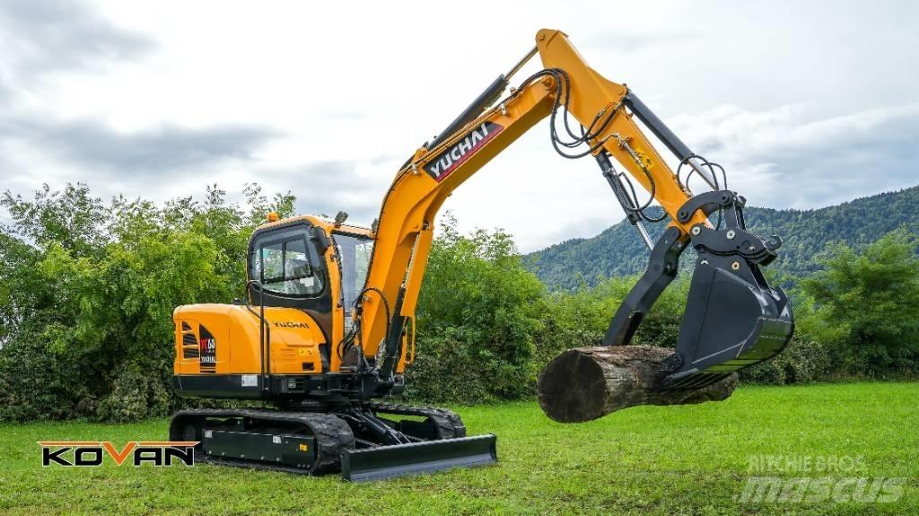 Yuchai YC60 PREMIUM Mini excavators < 7t