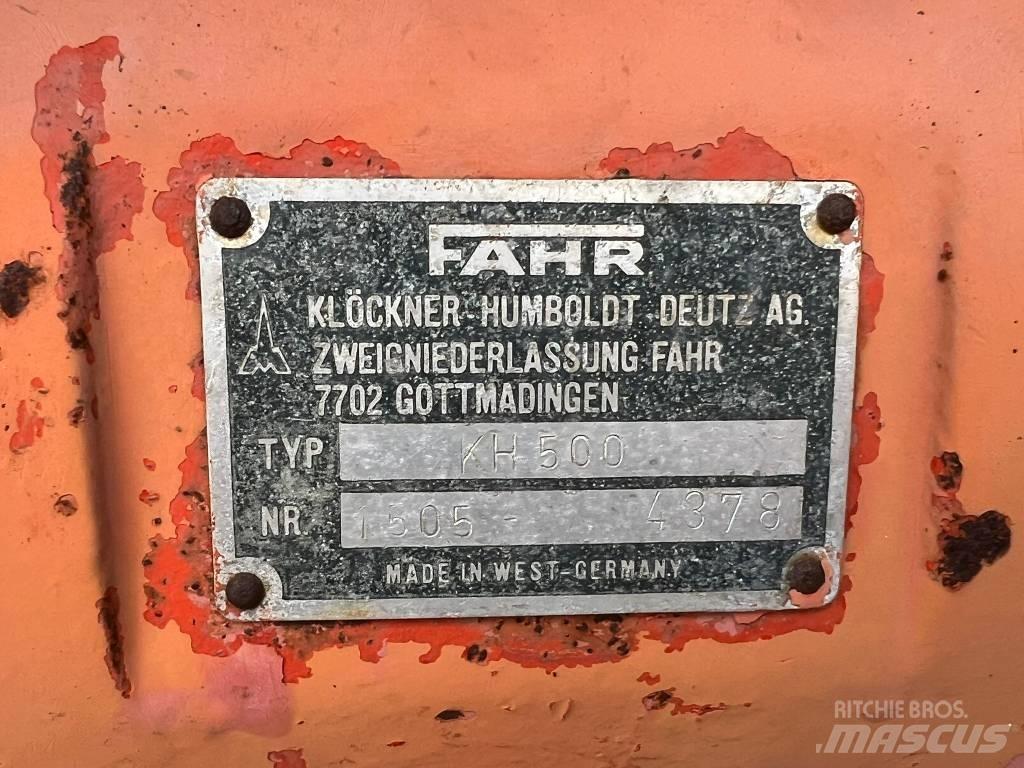 Deutz-Fahr KH 500 DN Rakes and tedders