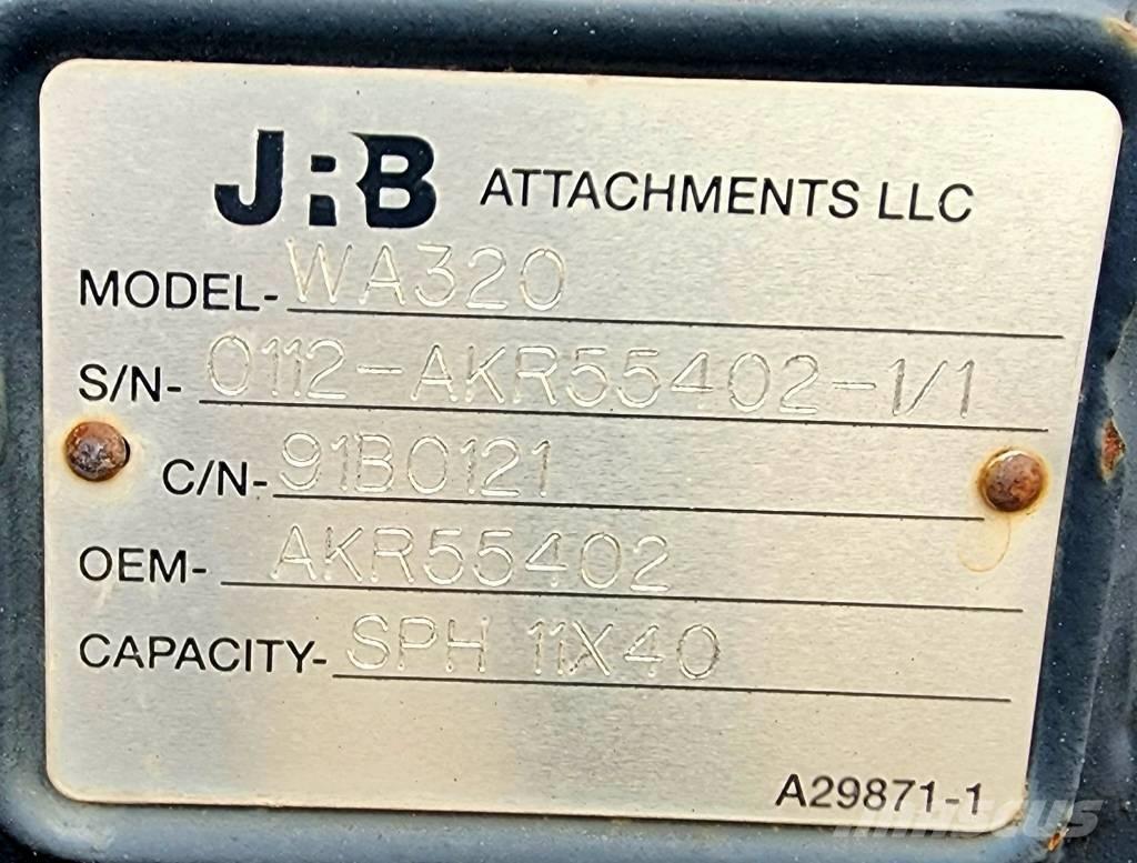 JRB Snow Plow WA320 Other components