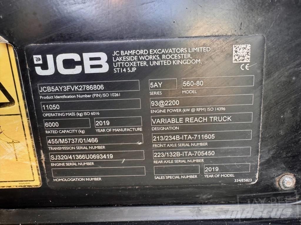 JCB 560-80 Telescopic handlers