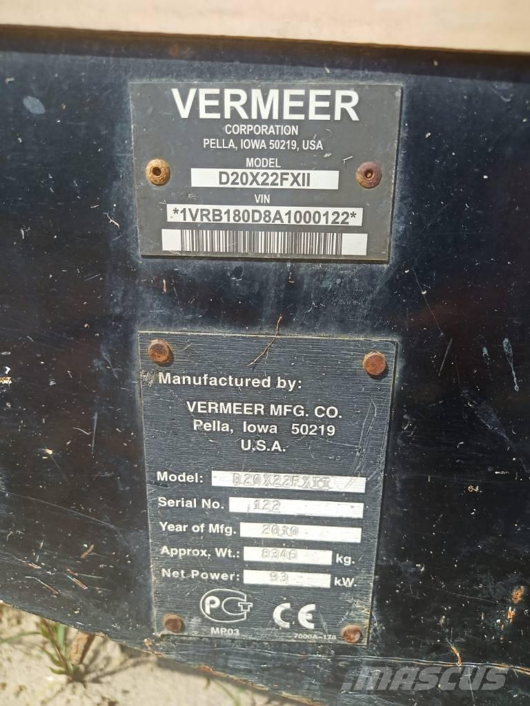 Vermeer 20x22SII Horizontal Directional Drilling Equipment