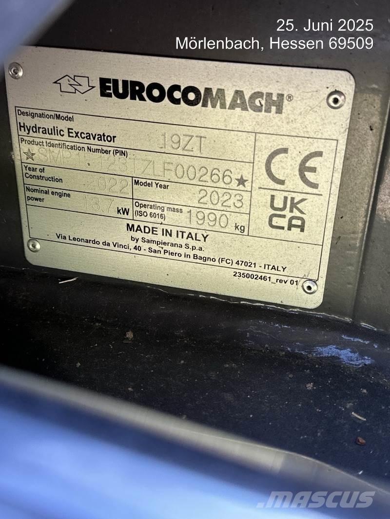 Eurocomach 19ZT Mini excavators < 7t