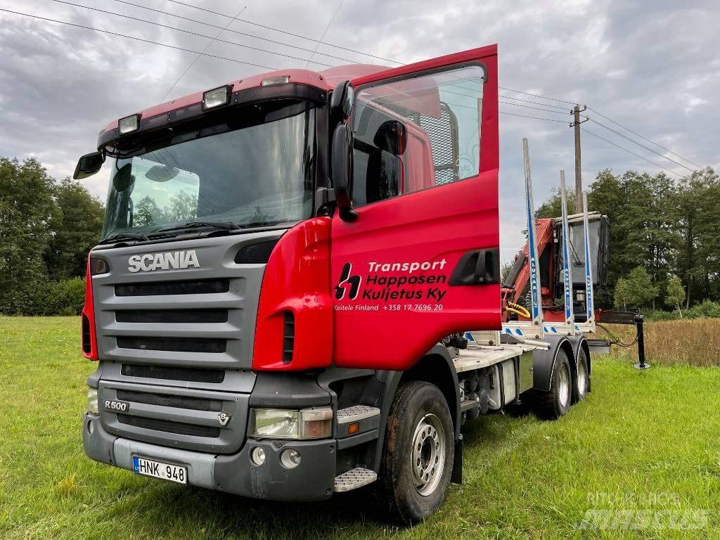 Scania R 500 Timber trucks