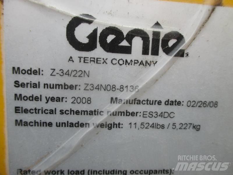 Genie Z 34/22 N Articulated boom lifts