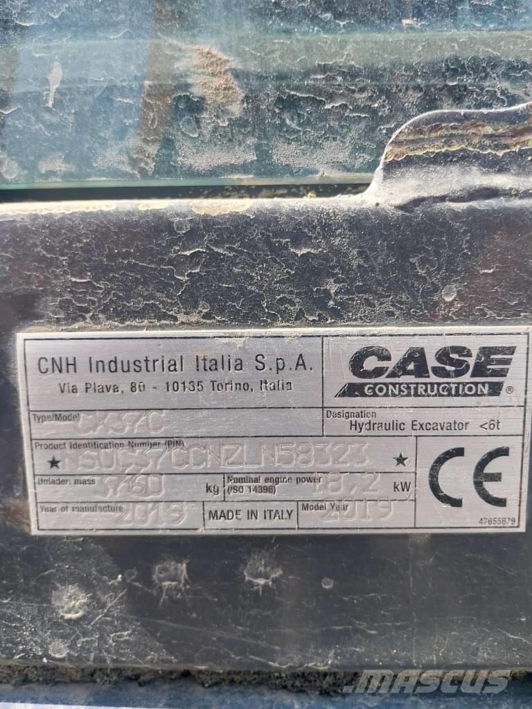 CASE CX 37 C Mini excavators < 7t