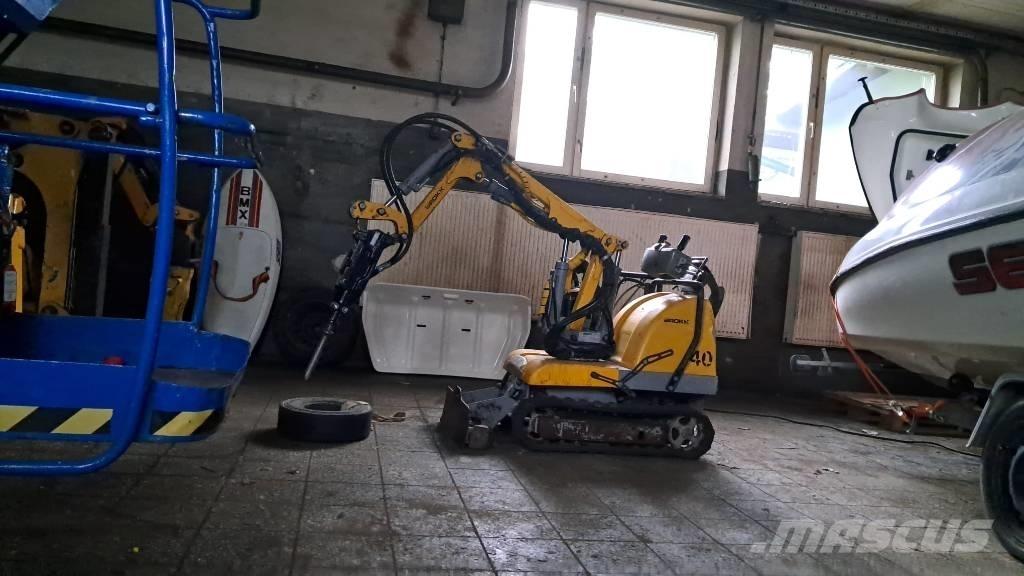 Brokk 40 Mini excavators < 7t