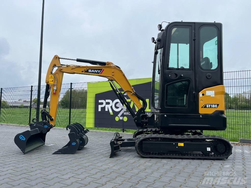 Sany SY 18 C Mini excavators < 7t