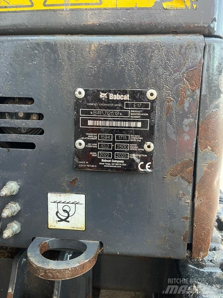 Bobcat E 17 Mini excavators < 7t