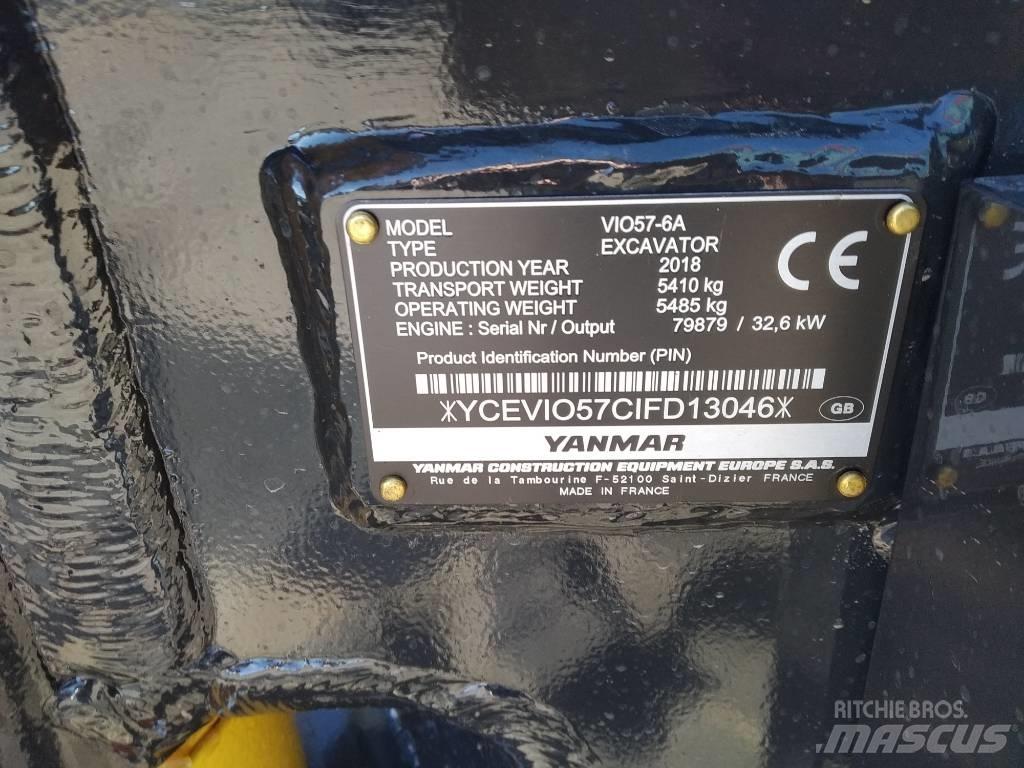 Yanmar Vio 57 Mini excavators < 7t