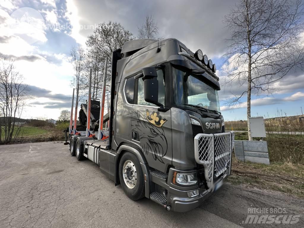 Scania R 730 Timber trucks