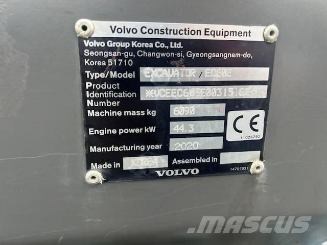 Volvo EC 60 E Mini excavators < 7t