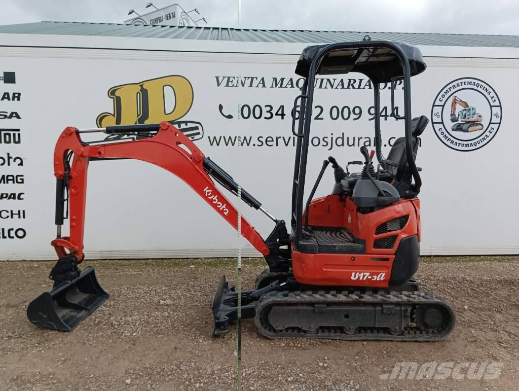 Kubota U 17-3A Mini excavators < 7t