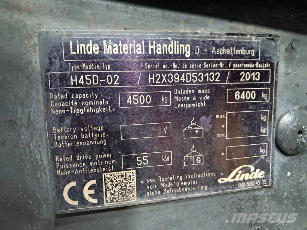 Linde H45D-02 Diesel trucks