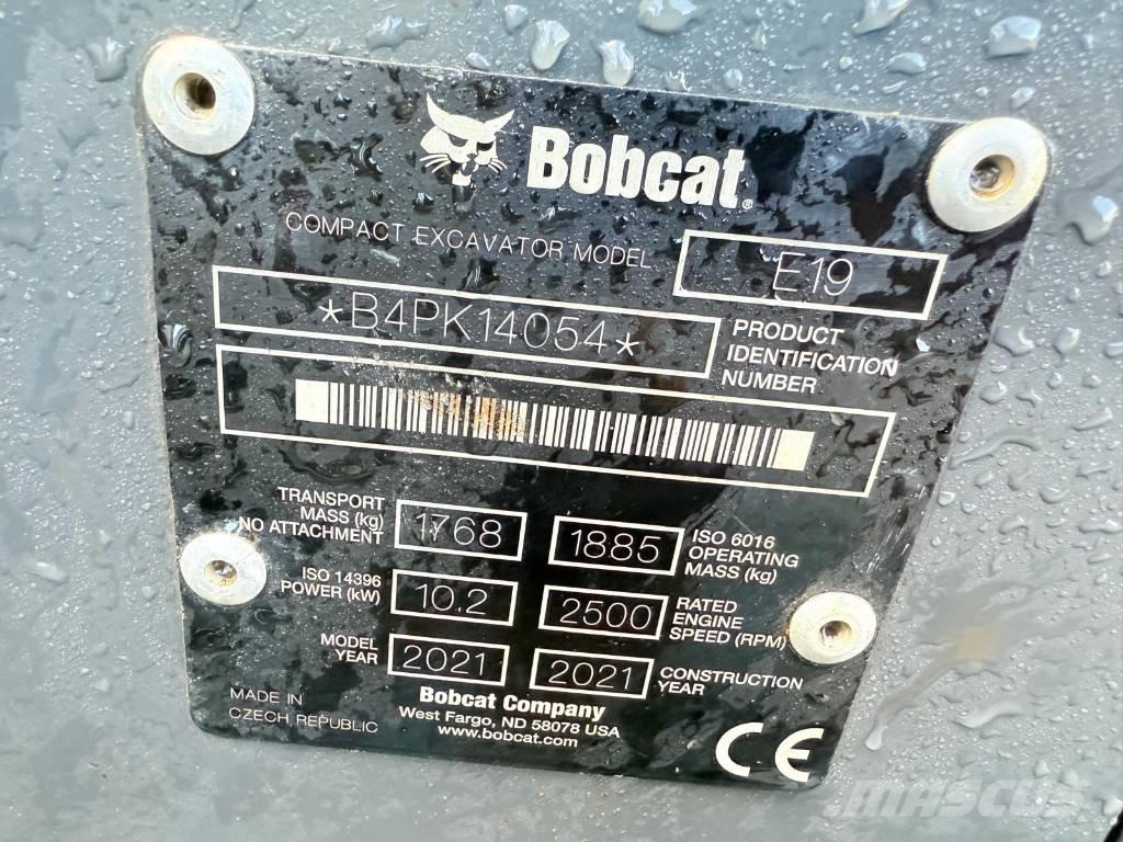 Bobcat E 19 Mini excavators < 7t