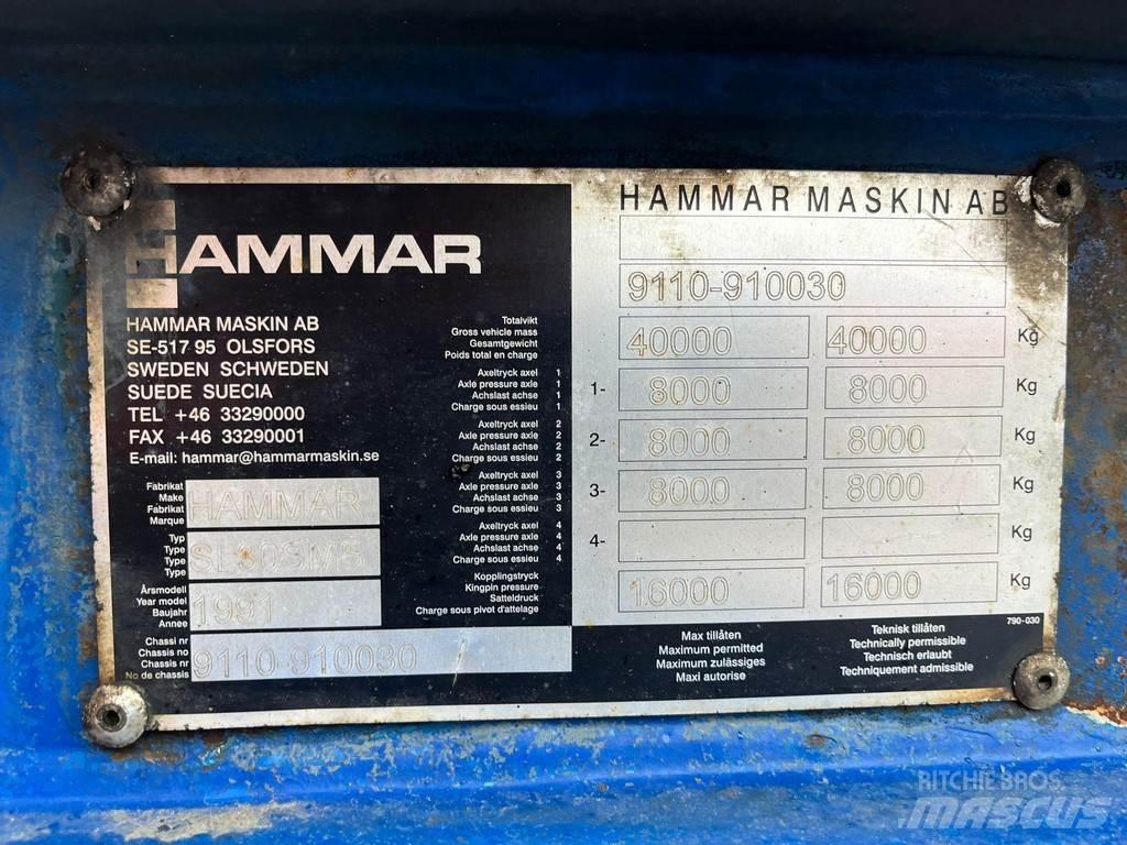 Hammar SL 30 SMS Containerframe/Skiploader semi-trailers