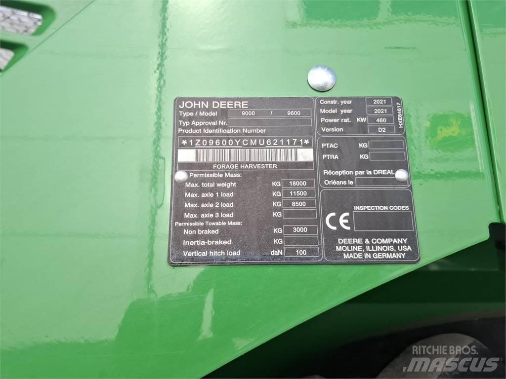 John Deere 9600 Self-propelled foragers