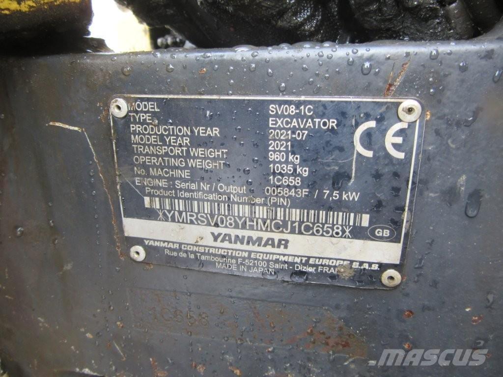 Yanmar SV08 Crawler excavators