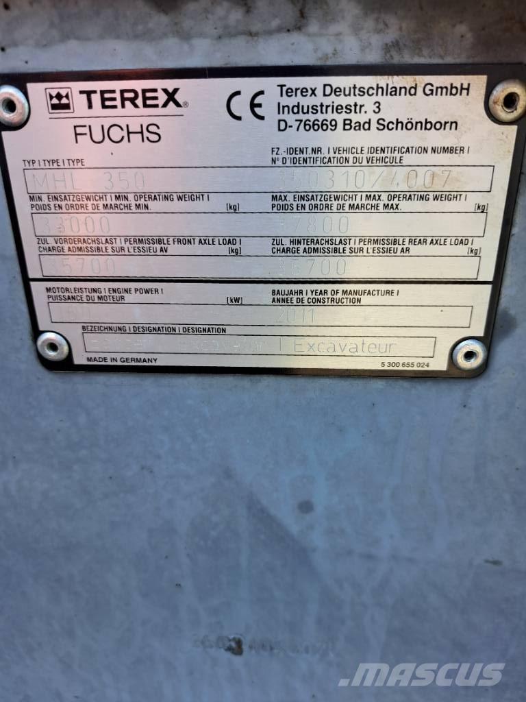 Fuchs MHL 350 E Waste / industry handlers