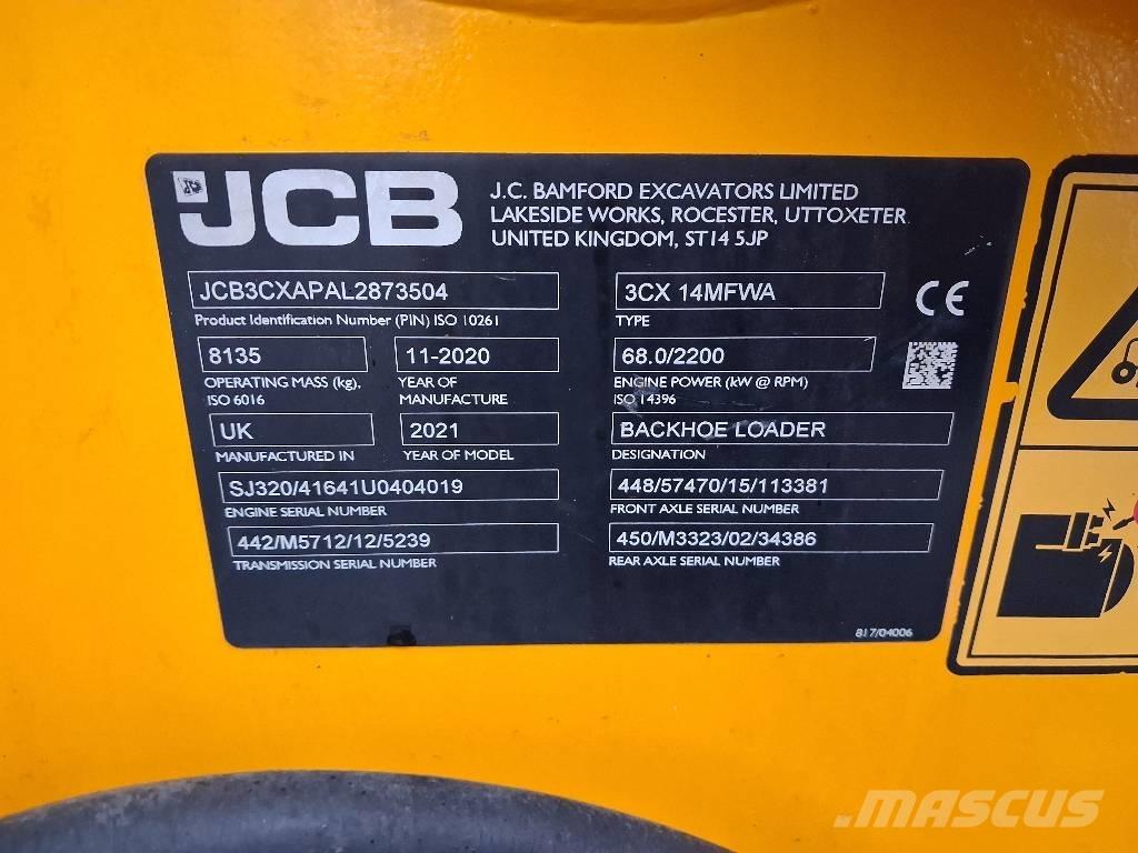 JCB 3 CX ECO TLB's