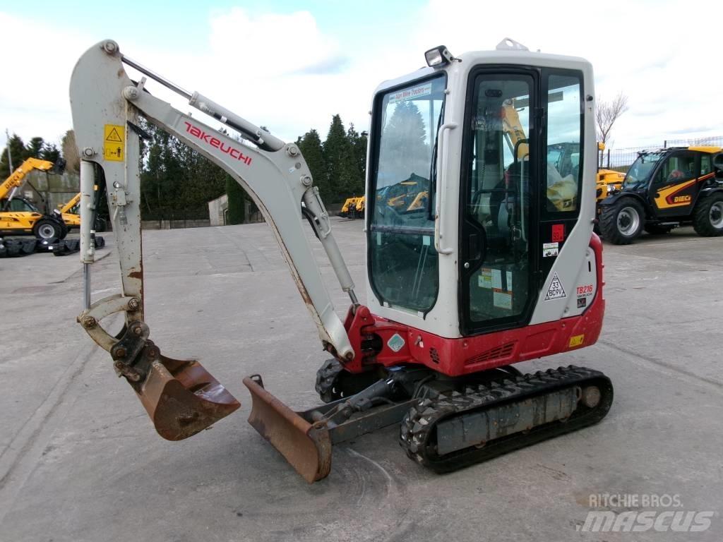 Takeuchi TB 216 Mini excavators < 7t