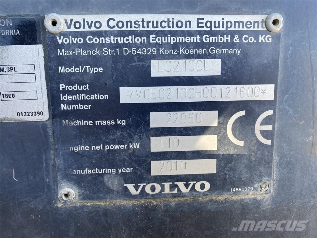 Volvo EC 210 C L Crawler excavators