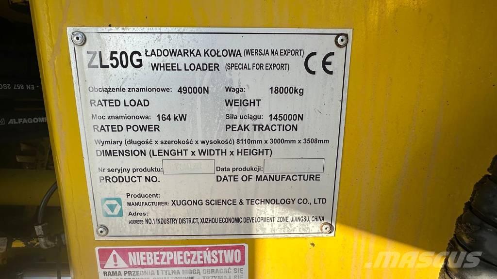 XCMG ZL 50 G Wheel loaders