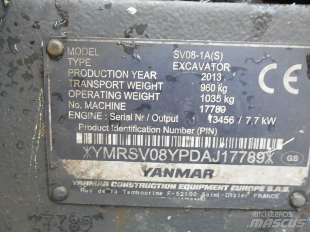 Yanmar SV 08 Mini excavators < 7t