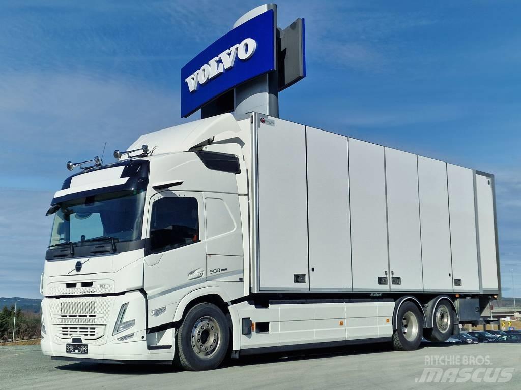 Volvo FM500 6x2 Van Body Trucks