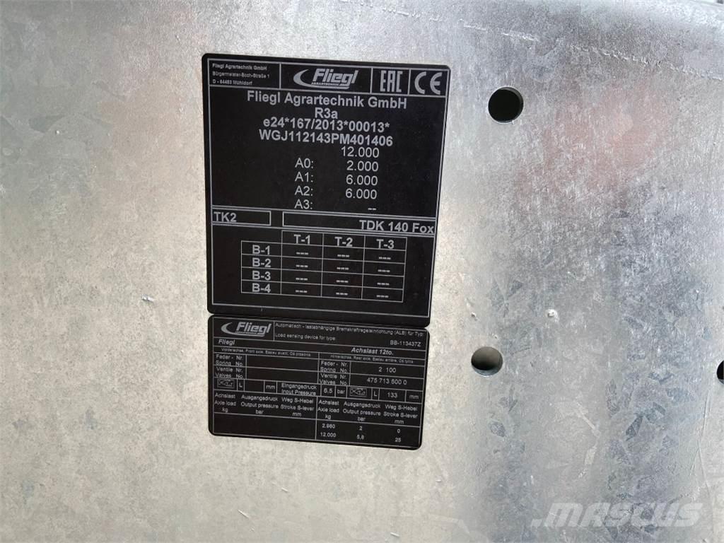 Fliegl TDK 140 FOX Other farming machines