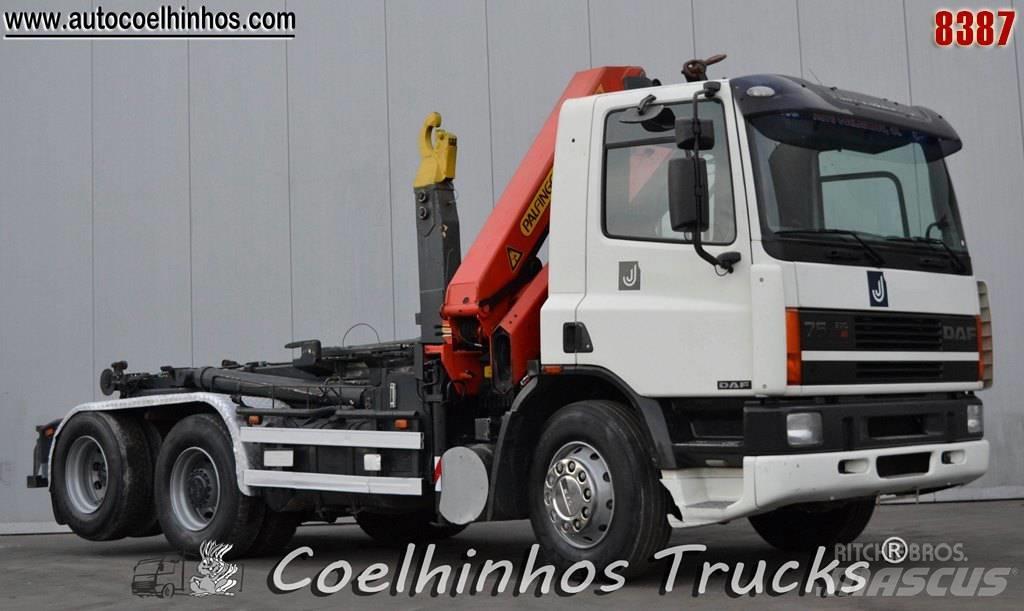 DAF 75CF 270 Containerframe/Skiploader trucks