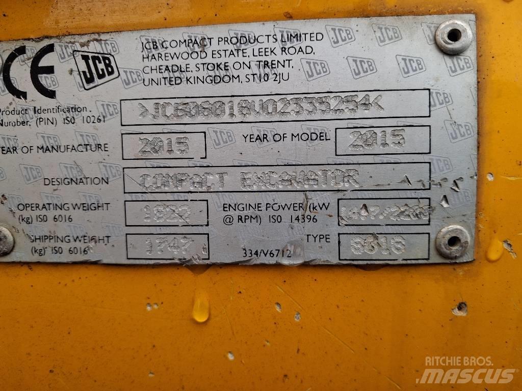 JCB 8018 CTS Mini excavators < 7t