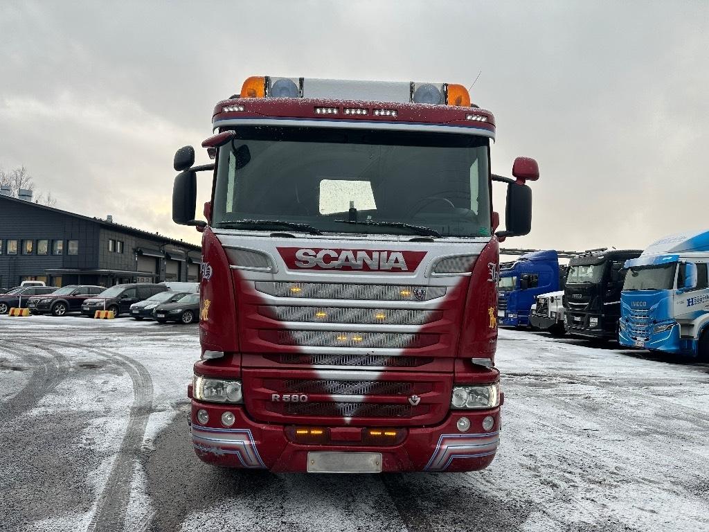 Scania R580 6x2*4 Hook lift trucks