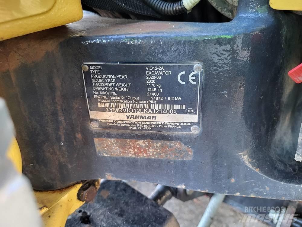 Yanmar Vio 12 Mini excavators < 7t