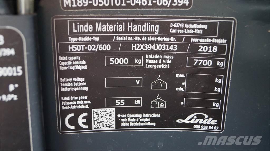 Linde H50T/600 LPG trucks