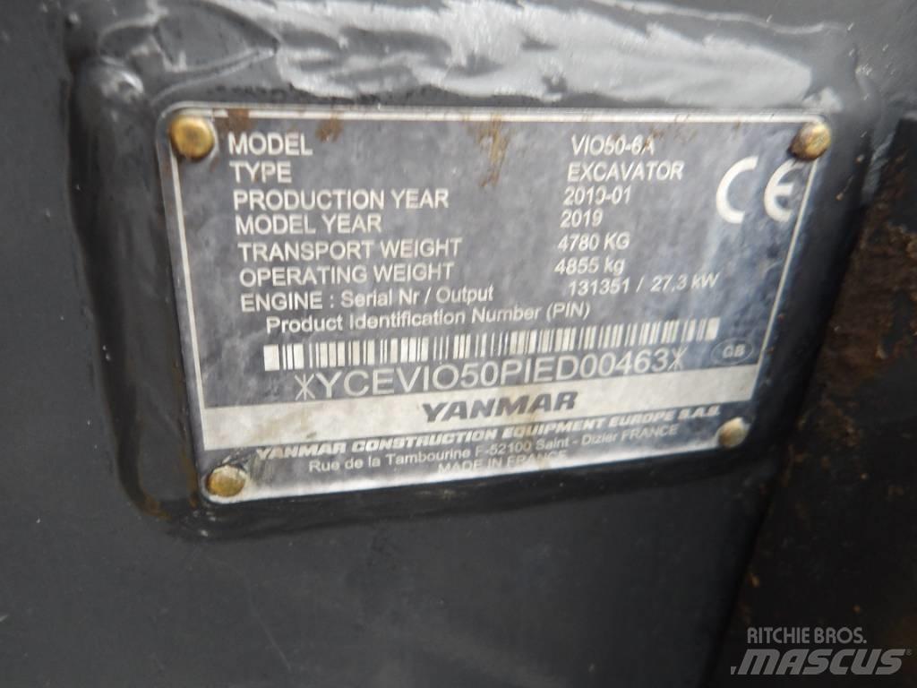 Yanmar Vio 50 Mini excavators < 7t