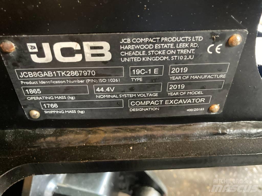 JCB 19 C-IETEC Mini excavators < 7t