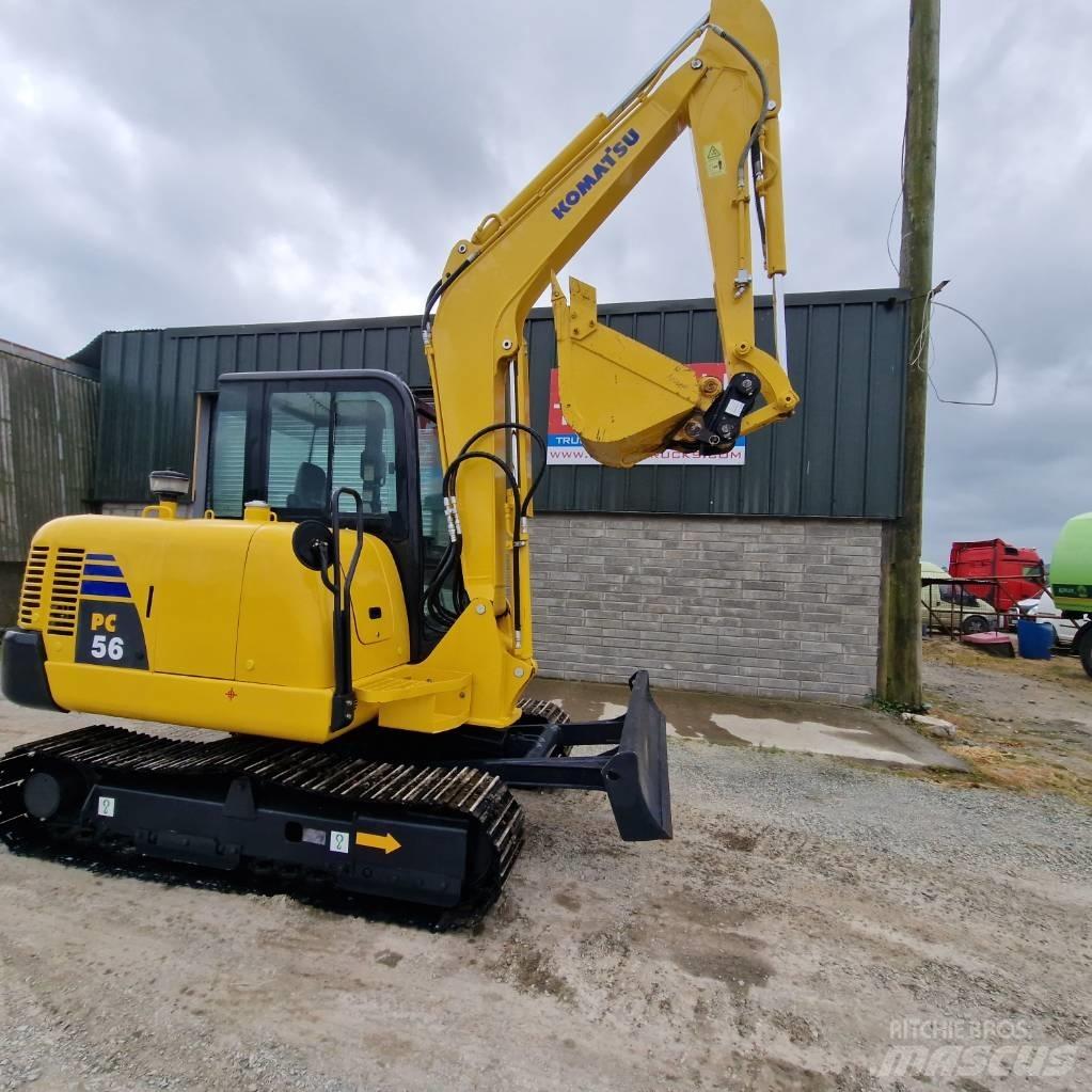 Komatsu PC56-7 Mini excavators < 7t