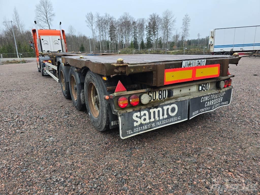 Samro SR 334 Containerframe/Skiploader semi-trailers