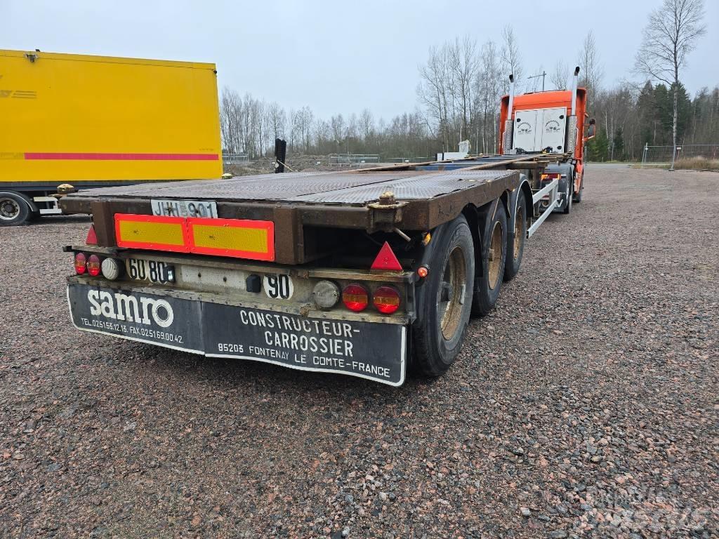 Samro SR 334 Containerframe/Skiploader semi-trailers