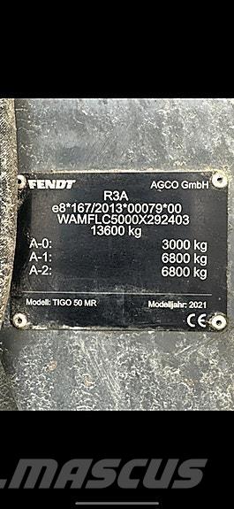 Fendt Tigo 50 MR All purpose trailer