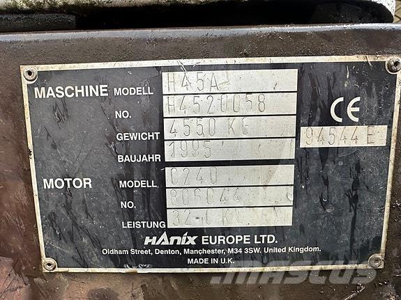 Hanix H 45 A Mini excavators < 7t
