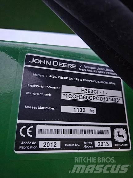 John Deere H360C Other farming machines