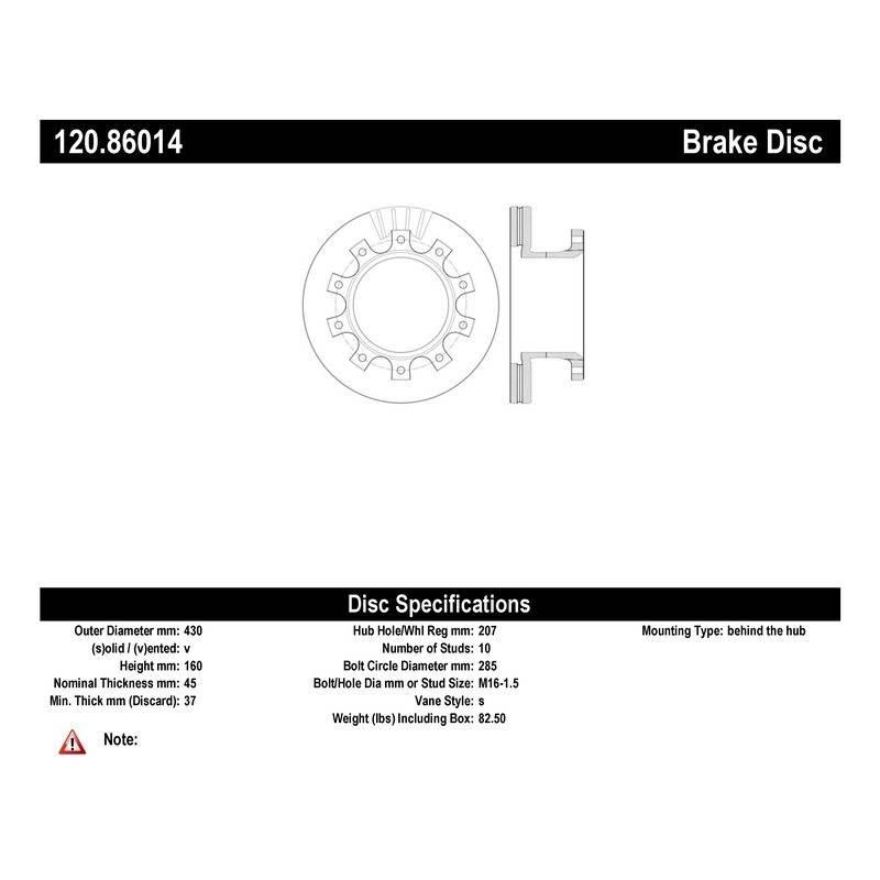  Centric Brakes