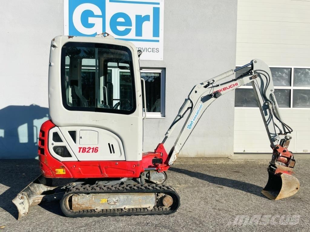 Takeuchi TB216 Mini excavators < 7t